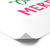 "私たちのスウィート" チェリーパーソナライズドネーム ポスター (角)