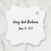 私たちのスタートにようこそ フェイバータグ (裏面)