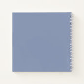 私たちのストーリー素朴フローラスクラップブックフォトキープサケ ノートブック (裏面)