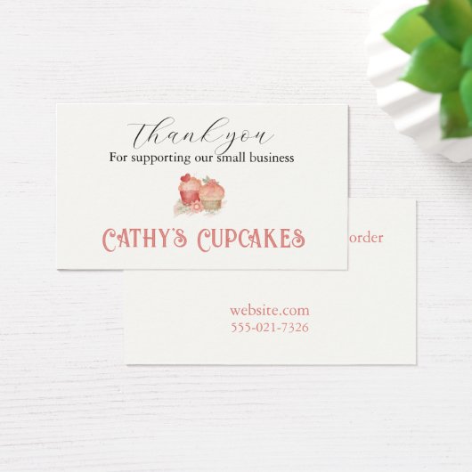 私たちのスモールビジネスをサポートしてくれてありがとう (デスク)