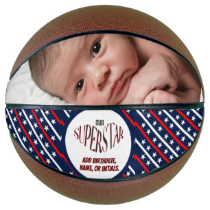 私たちのスーパースター赤、白、青のバスケットボール バスケットボール