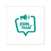 私たちのチームが参加 セルフインキングスタンプ (デザイン)