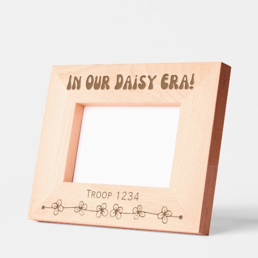 私たちのデイジー時代の女の子 レーザー彫刻フレーム (左)