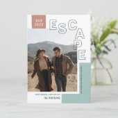 私たちのトラベルエスケープ | ボーホ モダン フォト クリスマス (スタンド正面)