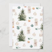 私たちのトレンディークリスマス水の色のコレクションを紹介 シーズンカード (正面)