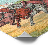 私たちのトロッターズヴィンテージ競馬 ポスター (角)