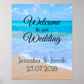 私たちのトロピカルウェディングデスティネーションへようこそ ポスター (正面)
