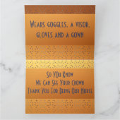 私たちのナースありがとう カード (内部)