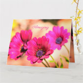 私たちのナース カード (黄色い花)