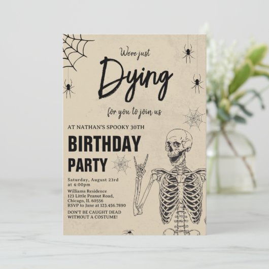 私たちのハロウィーン誕生日に参加してほしい 招待状 (スタンド正面)