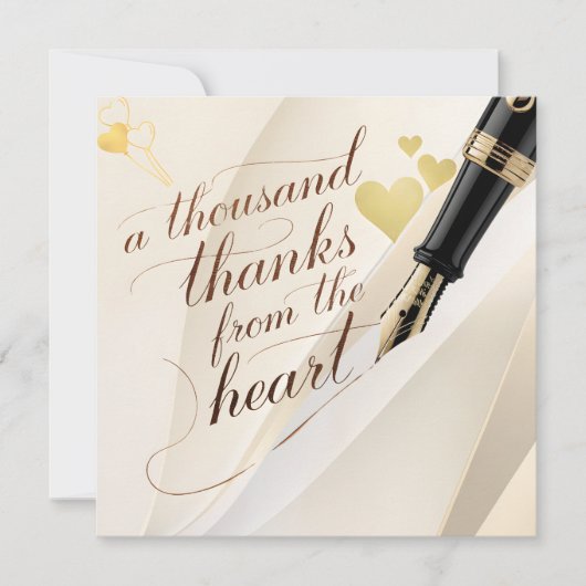 私たちのハートからあなたのサンキューカード (正面)