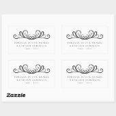 私たちのハートで永遠に繁栄する 長方形シール (シート)