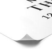 私たちのハートで永遠に葬儀の記念写真 ポスター (角)