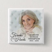 私たちのハートで永遠に記念写真 缶バッジ (正面)