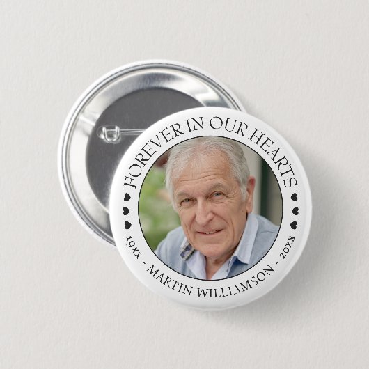 私たちのハートで永遠に記念写真 缶バッジ (正面&裏面)