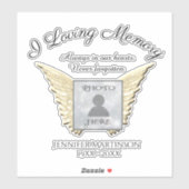 私たちのハートで永遠に記憶を愛して シール (シート)