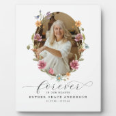 私たちのハートで永遠に野草葬儀 フォトプラーク (正面)