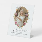 私たちのハートで永遠に野草葬儀 台座サイン (正面)