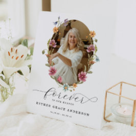 私たちのハートで永遠に野草葬儀 台座サイン