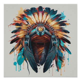 私たちのハートで生まれ変わったクリー伝統 ポスター