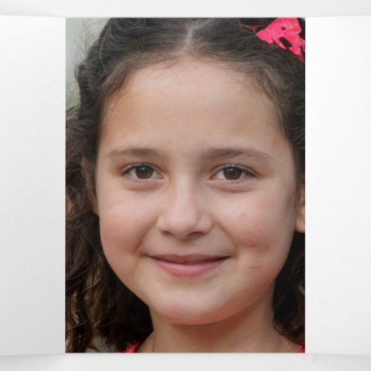 私たちのハートで葬儀プログラムサービス 三つ折りプログラム (内部中)