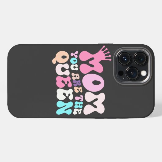 私たちのハートの女王,母性ギフト,母の日 iPhoneケース (裏面横)