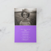 私たちのハートの葬儀は永遠に紫の詩 案内状 (内部)