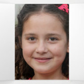 私たちのハートの葬儀プログラムサービス 三つ折りプログラム (内部中)