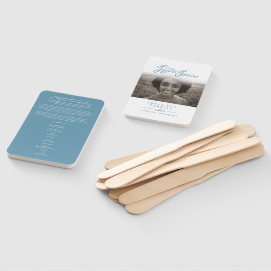 私たちのハートの葬儀プログラムファン ハンドファン (組立なし)