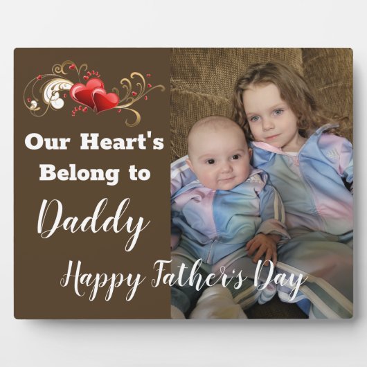私たちのハートはパパのものだ フォトプラーク (正面)