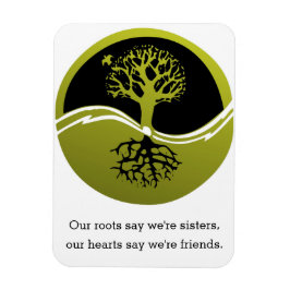 私たちのハートは私たちは友達だと言う マグネット