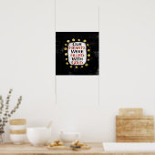 私たちのハートは金ゴールドウォールアートだった ポスター (キッチン)