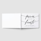 私たちのハートスクリプトで永遠にミニマルシンプルリスト ゲストブック (全面)