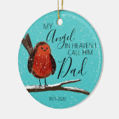 私たちのハートパパ セラミックオーナメント (左)