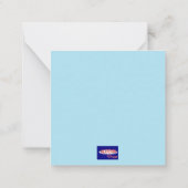 私たちのハートフェルト悔やみや弔慰 ノートカード (裏面)