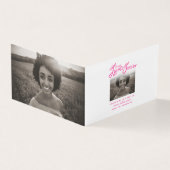 私たちのハート永遠のピンクの詩のカードの葬儀 (外部)