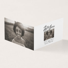 私たちのハート永遠のモノ詩文カードの葬儀