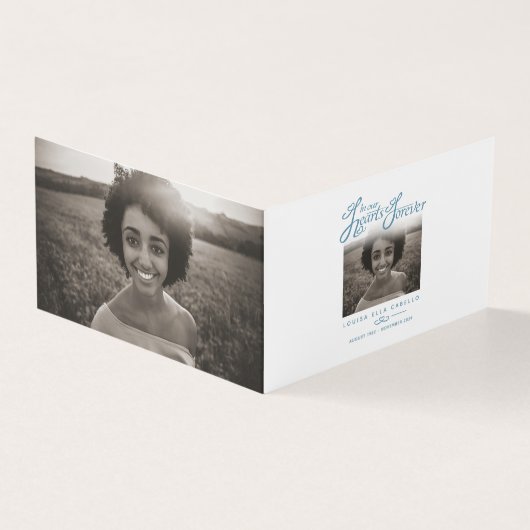 私たちのハート永遠の白詩のカードの葬儀 (外部)