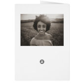 私たちのハート永遠の黒い詩のカードの葬儀 (裏面)