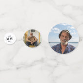 私たちのハート葬儀で永遠に木炭の白い鳥 コンフェッティ (裏面)