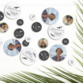 私たちのハート葬儀で永遠に木炭の白い鳥 コンフェッティ