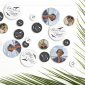 私たちのハート葬儀で永遠に木炭の白い鳥 コンフェッティ