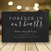 私たちのハート追悼式で永遠にミニマル ゲストブック