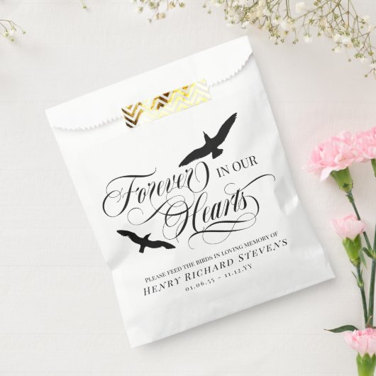 私たちのハート鳥の種の中で永遠に舞う鳥 フェイバーバッグ (封をした状態)