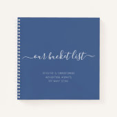 私たちのバケットリストカップルのキープサクジャーナル ノートブック (正面)