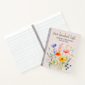 私たちのバケットリストカップル冒険キープサムジャーナル ノートブック (内部)