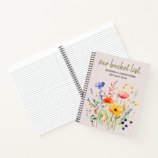 私たちのバケットリストカップル冒険キープサムジャーナル ノートブック (内部)