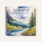 私たちのバケットリストカップル自然アドベンチャーキープサケ ノートブック (正面)