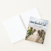 私たちのバケットリストビーチカップルKeepsake Journal ノートブック (内部)