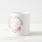 私たちのバレエの心に耳を傾けて コーヒーマグカップ (正面左)